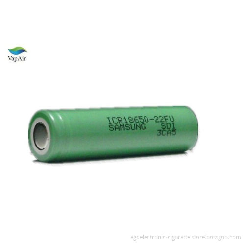 2200 Mah 18650 Battery E Cig Green Samsung Cell For Cigarette Vaporizer